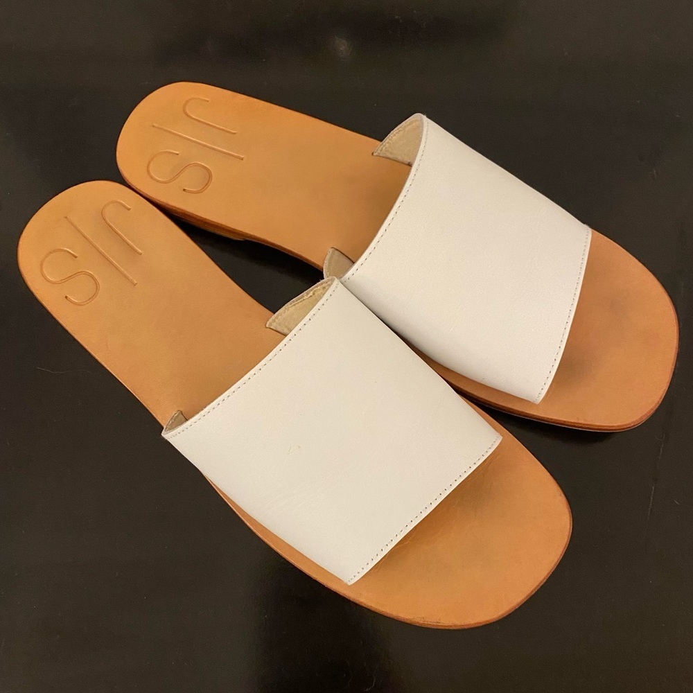 Le Classique Sandal by JS in White